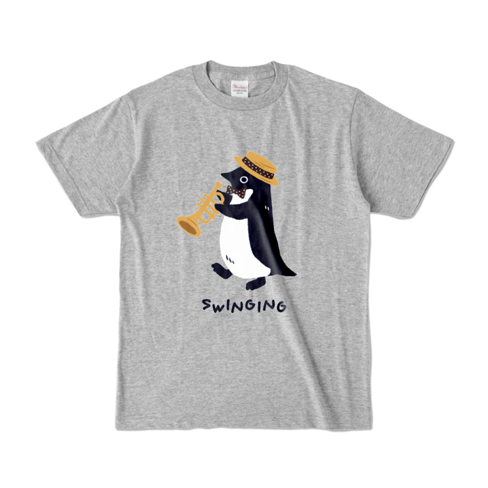 カラーTシャツ - S - 杢グレー (濃色)