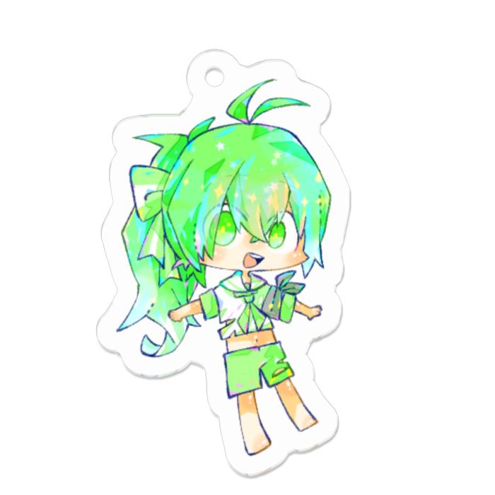 アクリルキーホルダー - 50 x 50 (mm)