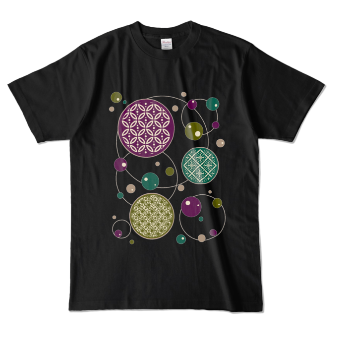 カラーTシャツ - L - ブラック (濃色)