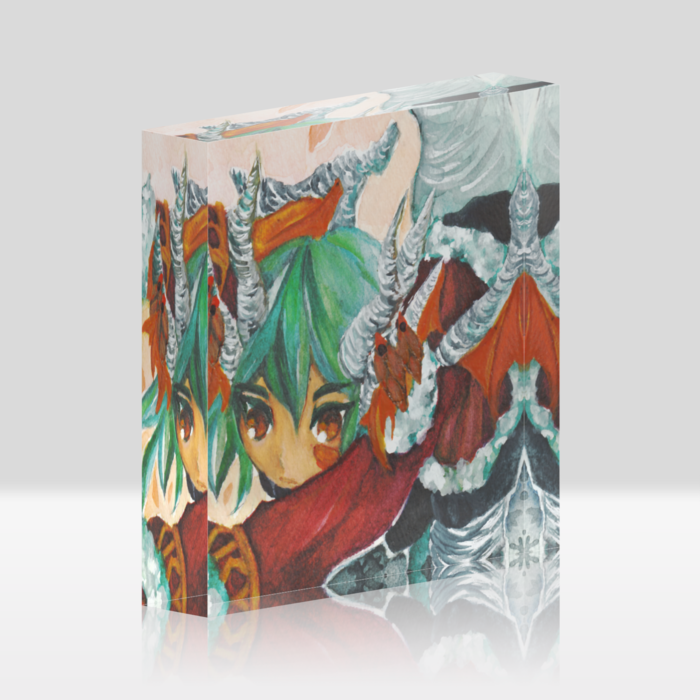 アクリルブロック - 100x100mm