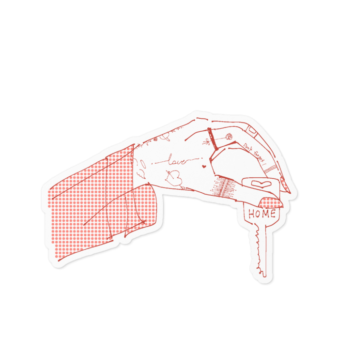 ステッカー - 100 x 100 (mm)