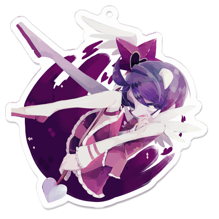 アクリルキーホルダー - 70 x 70 (mm)