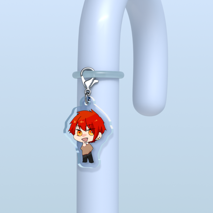 めじるしチャーム - 30 × 30mm【ちぎら】クリア
