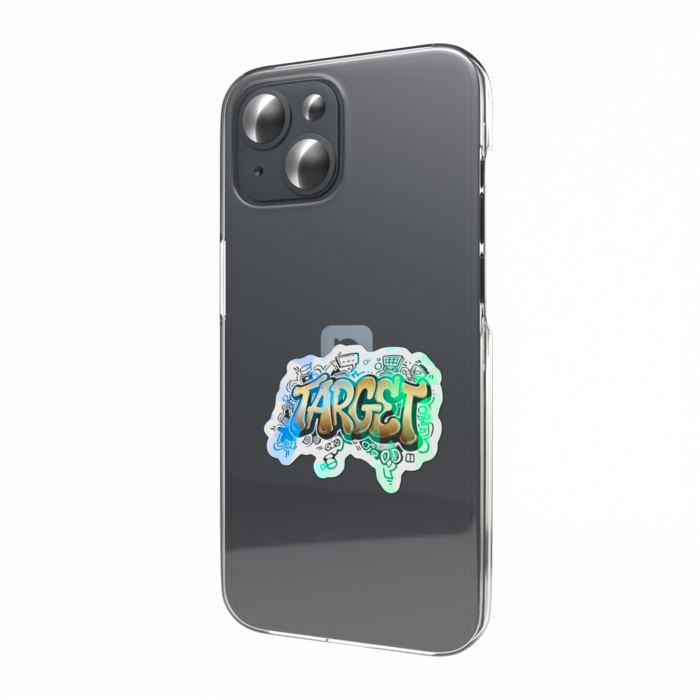 ホログラムスマホステッカー - 縦