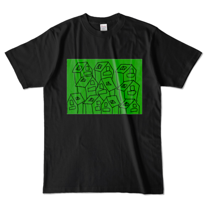 カラーTシャツ - L - ブラック (濃色)