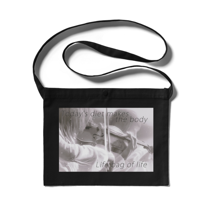 ブラック_白黒片面