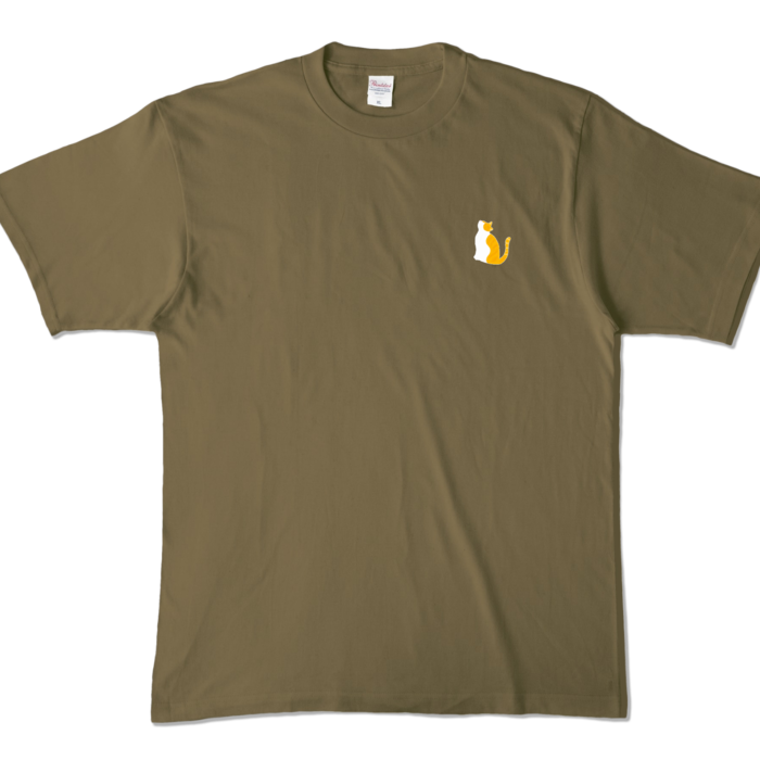 カラーTシャツ - XL - オリーブ (濃色)