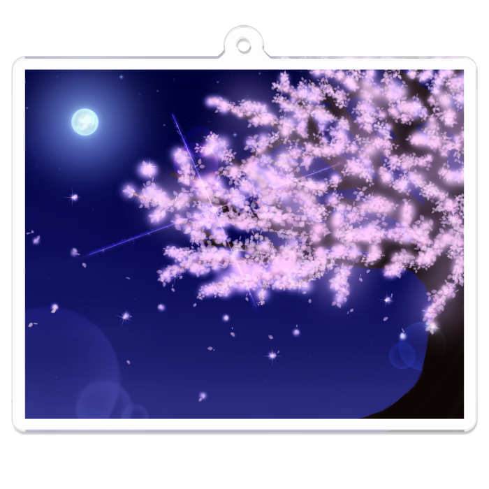 アクリルキーホルダー - 70 x 70 (mm)
