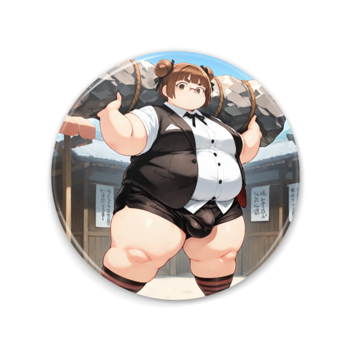 【缶ミラー】ナナちゃん（素手）  - 75mm