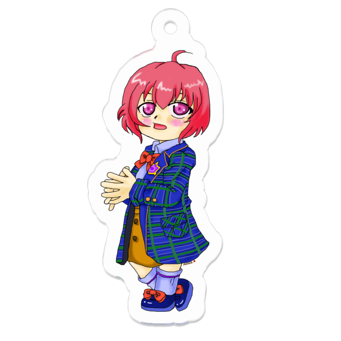 アクリルキーホルダー - 50 x 50 (mm)