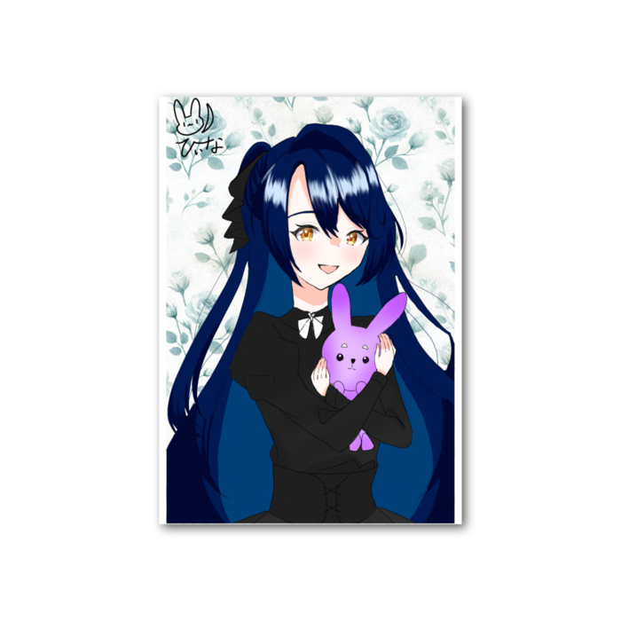 フォト風カード - 縦 - 片面