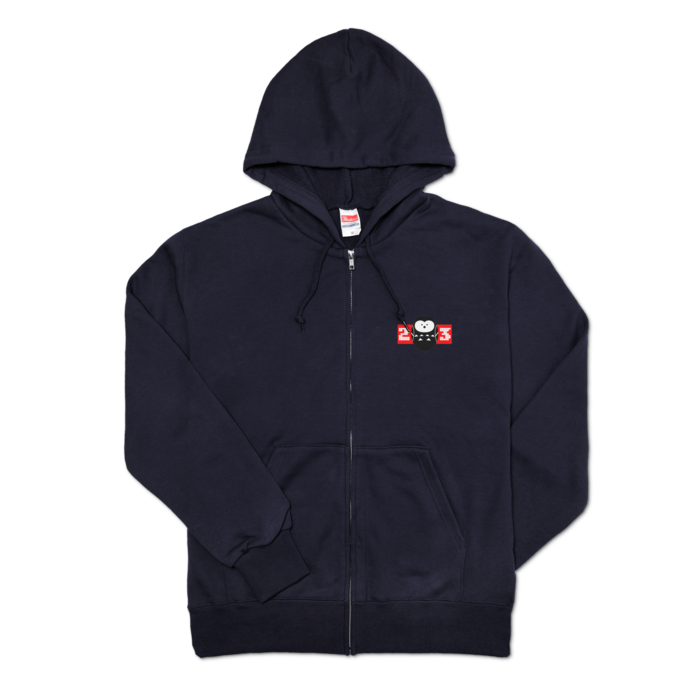 ジップパーカー - M - 両面(2)