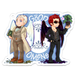 グッドオーメンズ缶バッジ Good Omens - nunura - BOOTH
