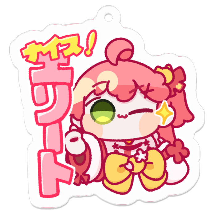 アクリルキーホルダー - 50 x 50 (mm)