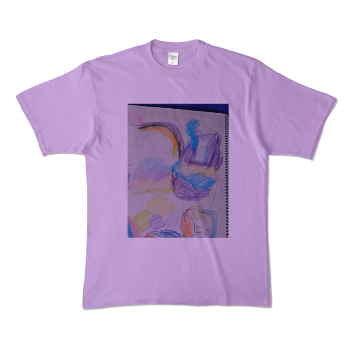 カラーTシャツ - XL - ライトパープル (淡色)