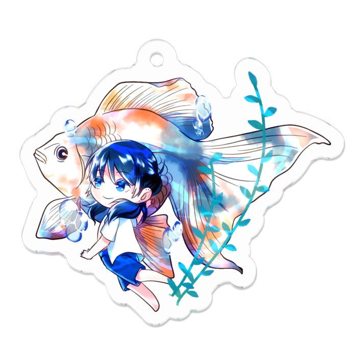 アクリルキーホルダー - 50 x 50 (mm)