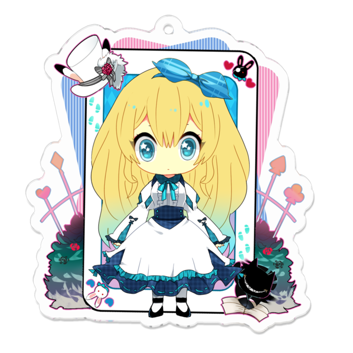 アクリルキーホルダー - 70 x 70 (mm)