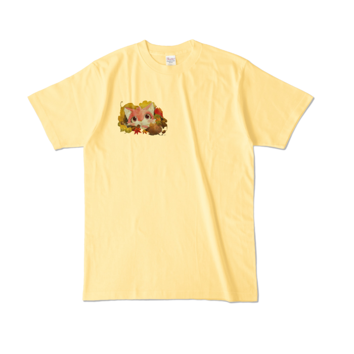 カラーTシャツ - L - ライトイエロー (淡色)(2)