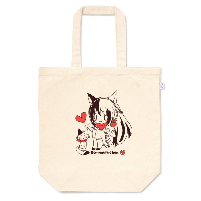 【シンプル】らんまるちゃんトート【M】