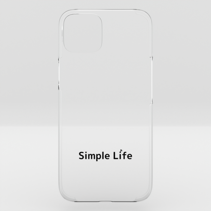 クリアiPhoneケースA　Simple Life♪　iPhone 14Plus