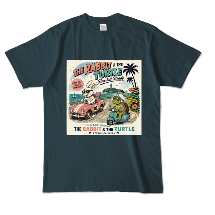 カラーTシャツ - L - デニム (濃色)