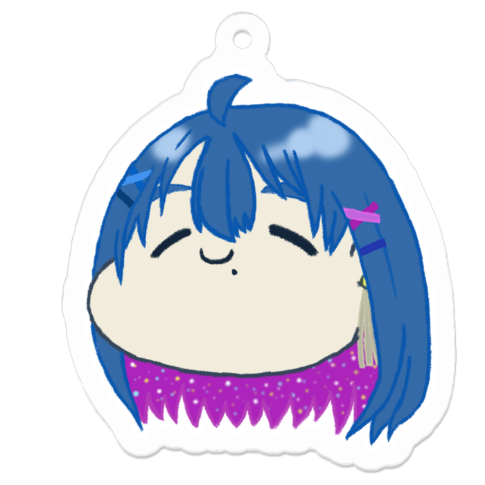 アクリルキーホルダー（コーティング） - 50 x 50 (mm)(2)