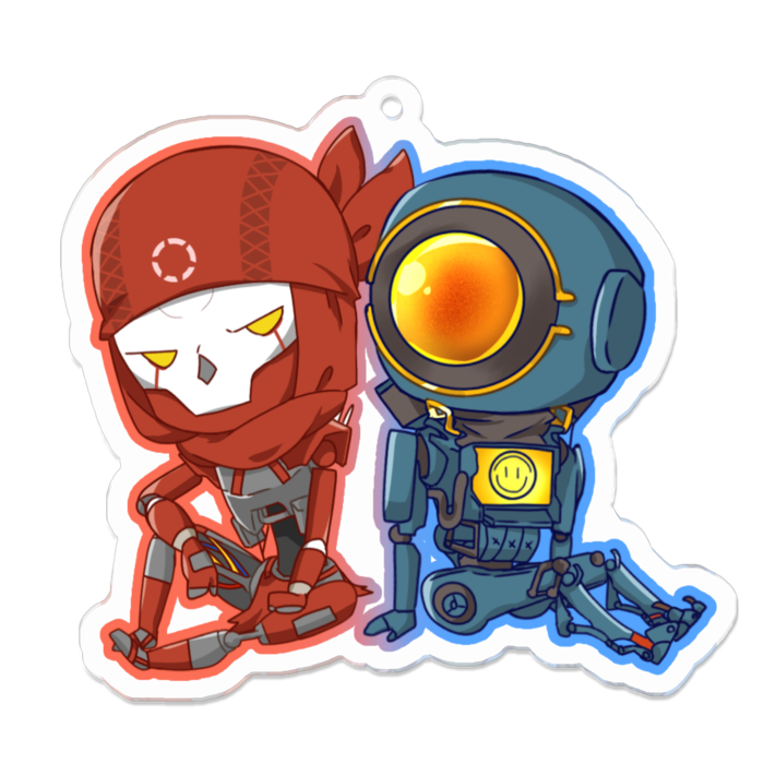アクリルキーホルダー - 70 x 70 (mm)