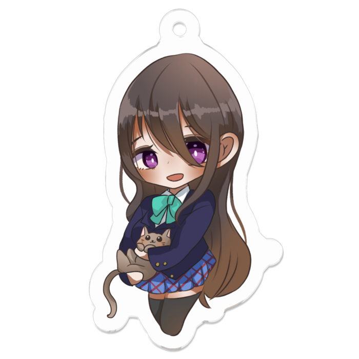 アクリルキーホルダー - 50 x 50 (mm)