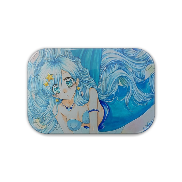①缶バッジ - 角丸 76x51mm