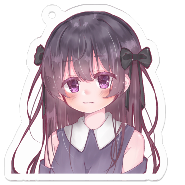 アクリルキーホルダー（コーティング） - 50 x 50 (mm)