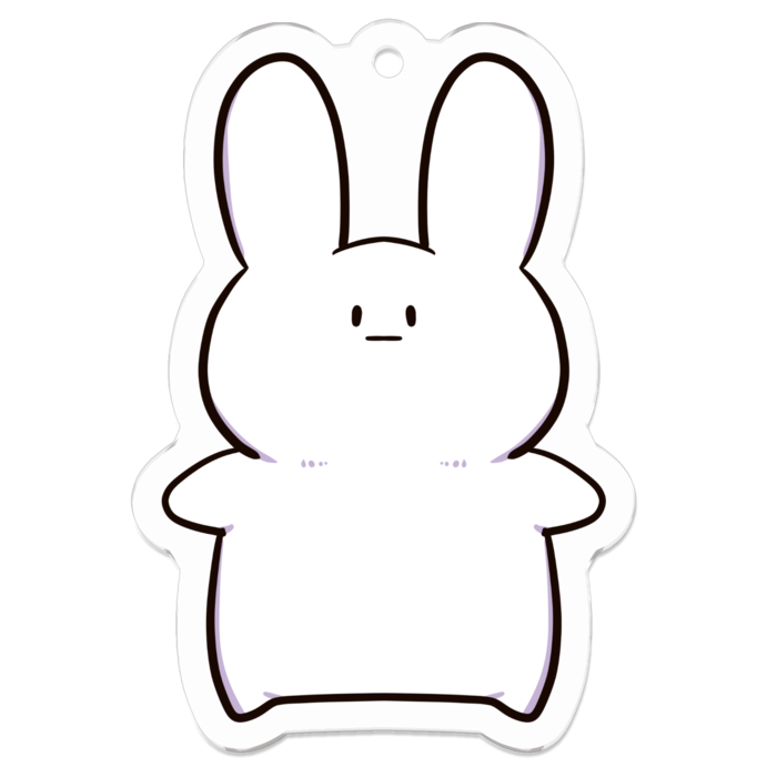 アクリルキーホルダー - 50 x 50 (mm)