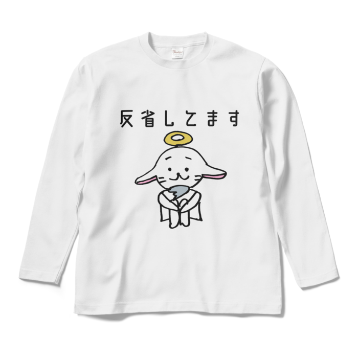 帰ってきた！かみだのみTシャツ（ロングスリーブTシャツ） - M - ホワイト