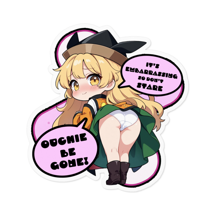 ステッカー - 100 x 100 (mm)