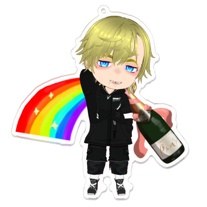 アクリルキーホルダー - 100 x 100 (mm)