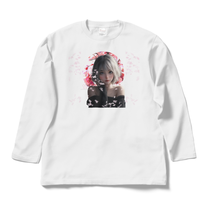 ロングスリーブTシャツ - L - typeC ホワイト(2)