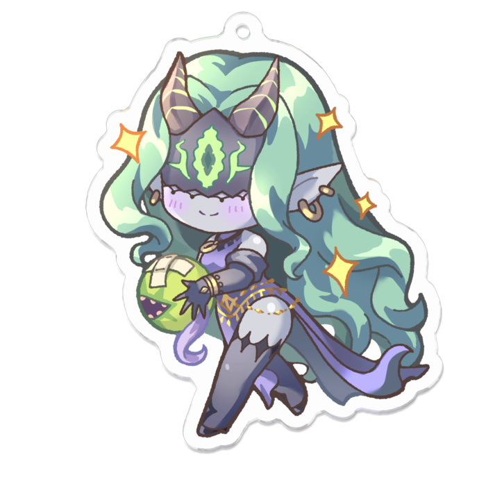 アクリルキーホルダー - 70 x 70 (mm)