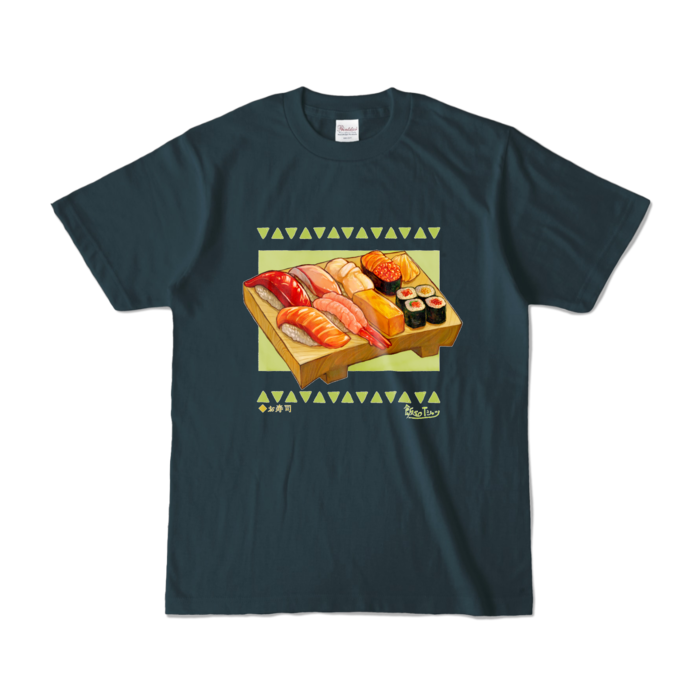 カラーTシャツ - S - デニム (濃色)