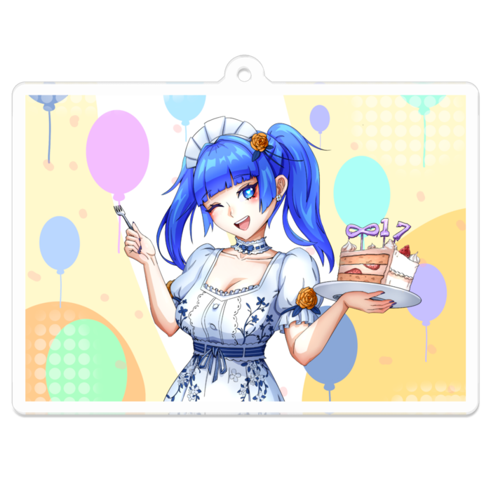 アクリルキーホルダー - 70 x 70 (mm)