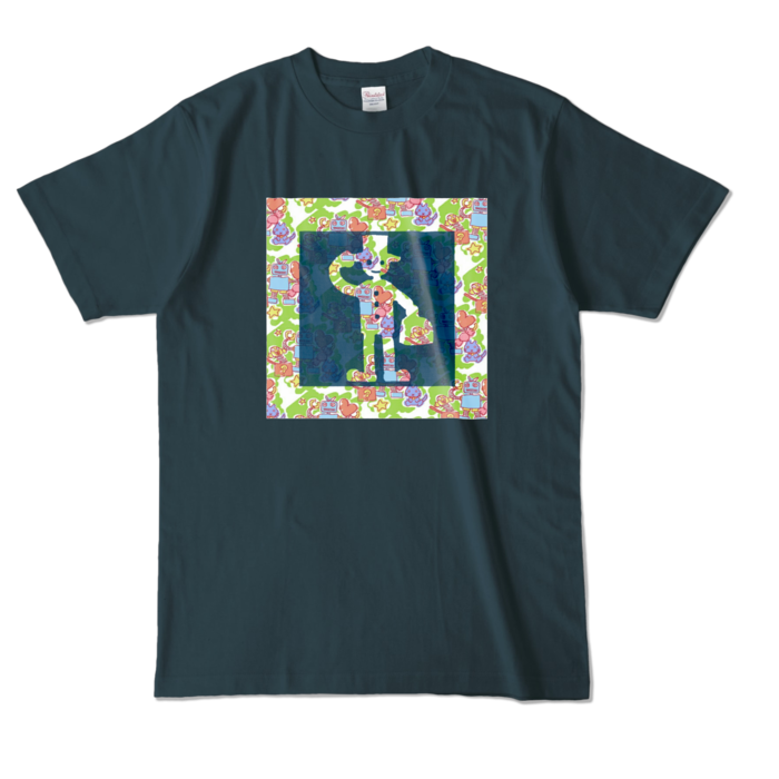 カラーTシャツ - L - デニム (濃色)