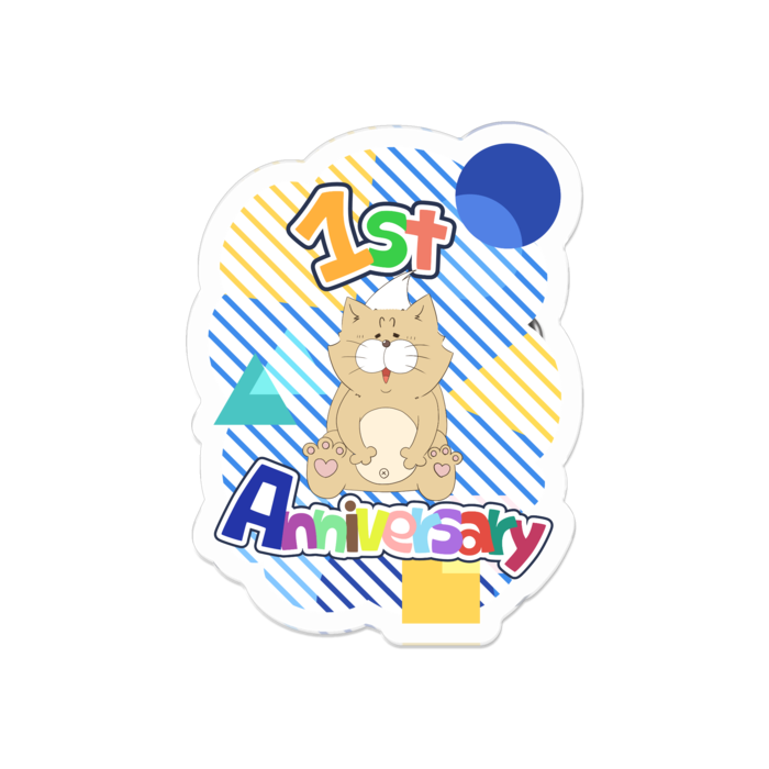 アクリルバッジ - 50 x 50 (mm)