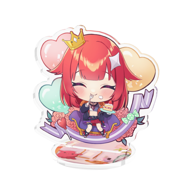 アクリルフィギュア - 70x70mm(笑顔)