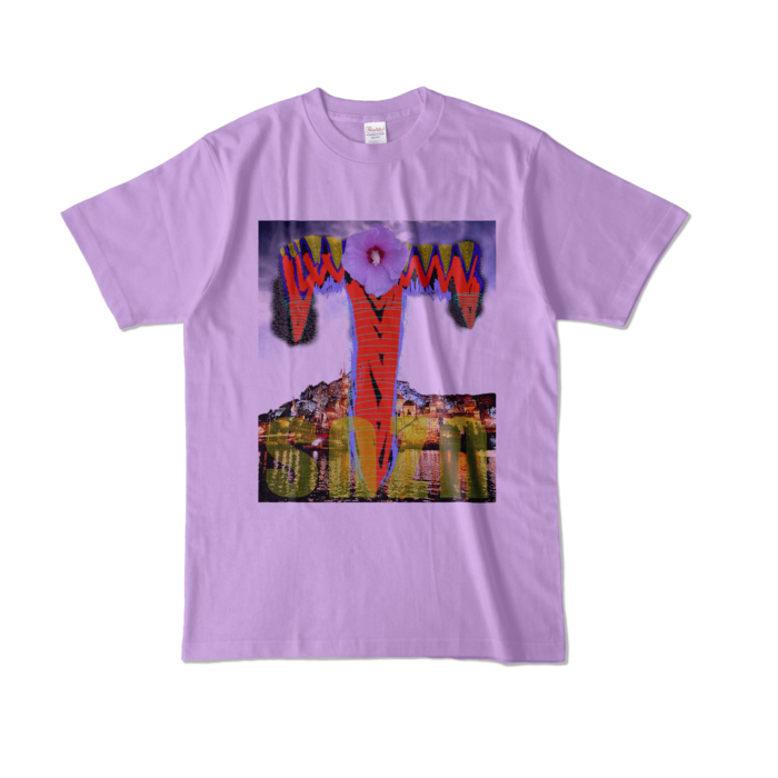 カラーTシャツ - L - ライトパープル (淡色)
