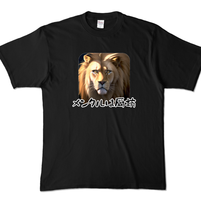 カラーTシャツ - XL - ブラック (メンタルは厨坊)