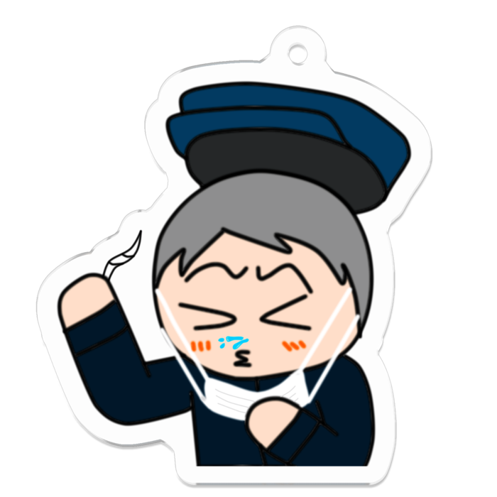 アクリルキーホルダー - 50 x 50 (mm)