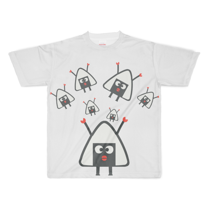 フルグラフィックTシャツ - XL - 正面印刷のみ