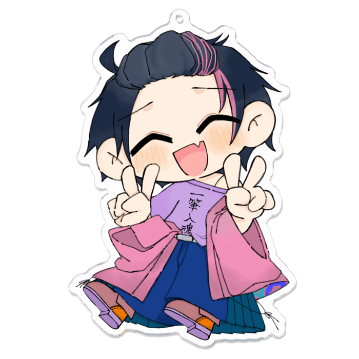 さっちゃんアクキー - 100 x 100 (mm)