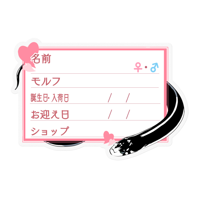 ステッカー - 100 x 100 (mm)(4)