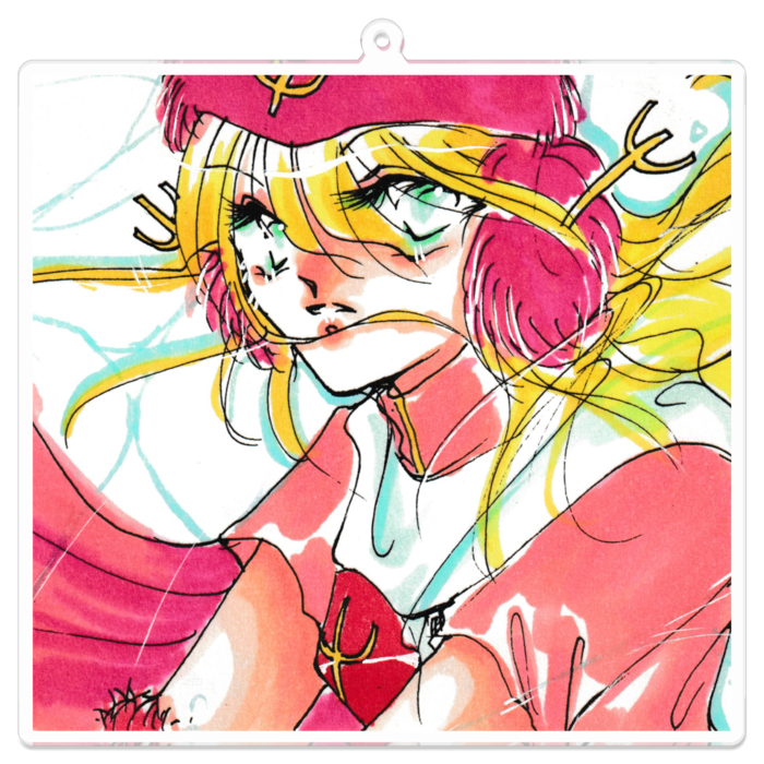 アクリルキーホルダー - 100 x 100 (mm)