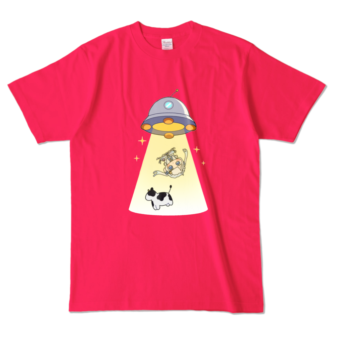 カラーTシャツ - L - ホットピンク (濃色)