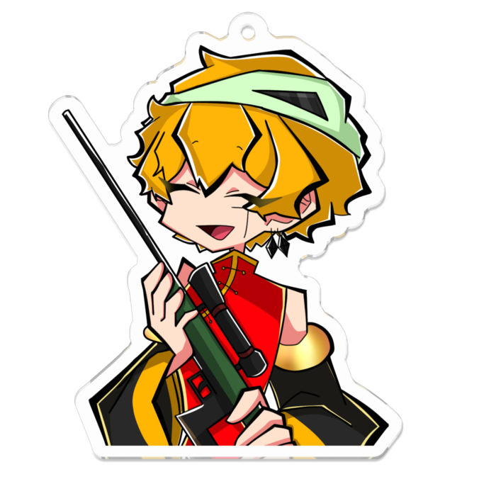 アクリルキーホルダー - 70 x 70 (mm)